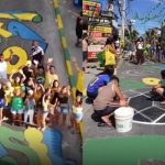 Ruas do Rio pintadas para a Copa do Mundo