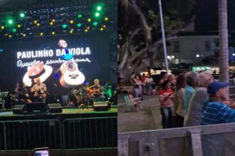 Imagens do show de Paulinho da Viola em Maricá