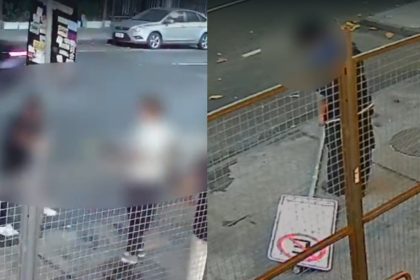 Placa de estacionamento retirada após ato de vandalismo em Copacabana