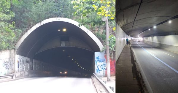 Túnel Martim de Sá, no Catumbi