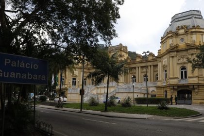 O Palácio Guanabara, em Laranjeiras, sede do Governo do Estado do Rio de Janeiro, e da Secretaria de Casa Civil