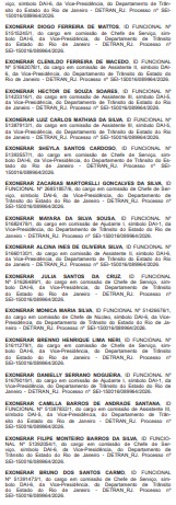 Secretário de Casa Civil do estado do Rio encerra semana com 356 exonerações; Detro-RJ concentra quase 80% dos cortes desta sexta (15) 71 pppp 10