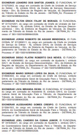 Secretário de Casa Civil do estado do Rio encerra semana com 356 exonerações; Detro-RJ concentra quase 80% dos cortes desta sexta (15) 76 pppp 15