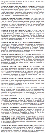 Secretário de Casa Civil do estado do Rio encerra semana com 356 exonerações; Detro-RJ concentra quase 80% dos cortes desta sexta (15) 87 pppp 25