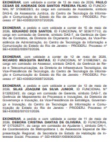 Secretário de Casa Civil do estado do Rio encerra semana com 356 exonerações; Detro-RJ concentra quase 80% dos cortes desta sexta (15) 90 pppp 28
