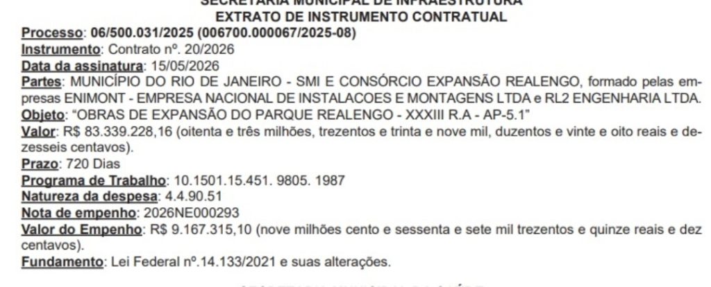 Parque Realengo Susana Naspolini: prefeitura assina contrato de R$ 83,3 milhões para expansão; obra vai durar dois anos 62 susana