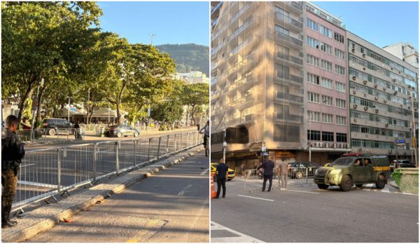 Estadia de Lula no Rio bloqueia o trânsito em Copacabana e impacta o deslocamento dos cariocas na manhã desta terça-feira