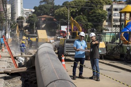 Águas de Niterói inicia o trecho 2 das obras de modernização do sistema de esgotamento sanitário em Icaraí