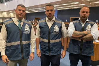 Alan Lopes, Rodrigo Amorim e Poubel, do PL, deputados que respondem a ação por fiscalização em Campos