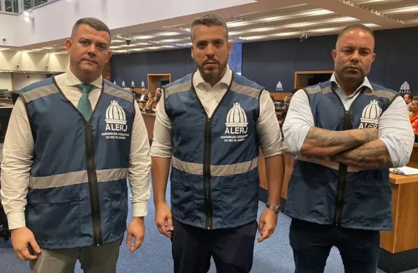 Alan Lopes, Rodrigo Amorim e Poubel, do PL, deputados que respondem a ação por fiscalização em Campos