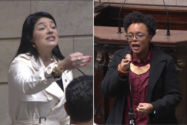 Alana Passos diz que Tainá de Paula tem "obrigação de apontar quem são" os supostos vereadores associados com a milícia