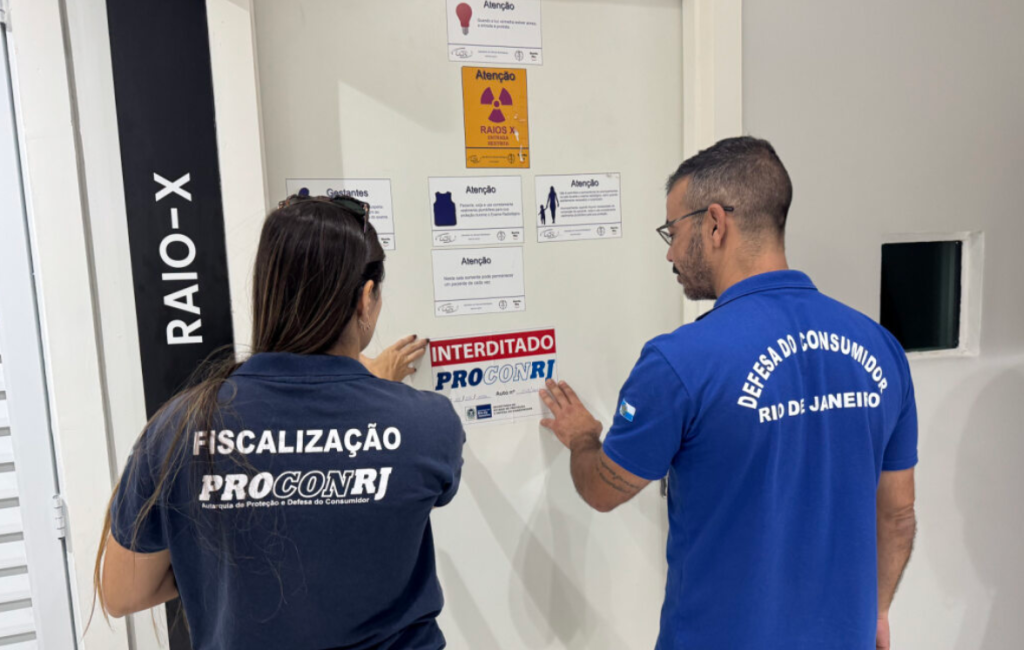Sala de raio-x de dentista na Tijuca é interditada por falta de equipamentos de proteção