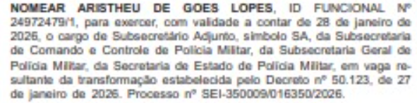 Um ano após morte de jovem em festa junina, policial que comandava Bope na ocasião é nomeado para subsecretaria da PM 62 Captura de tela 2026 06 08 144109