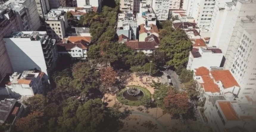 Imagens aéreas do bairro Peixoto, citado no projeto do Praça Onze Maravilha