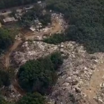 Lixão irregular próximo à comunidade do Outeiro, em Jacarepaguá