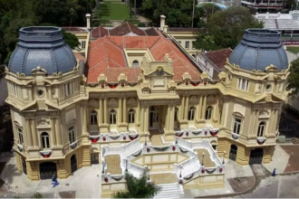 O Palácio Guanabara, em Laranjeiras, sede do Governo do Estado do Rio de Janeiro, e da Secretaria de Casa Civil