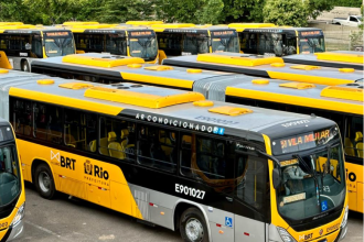 ônibus do sistema BRT