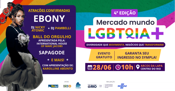 Ebony no mercado lgbtqia