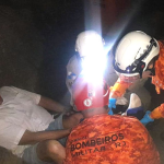Turista precisou de atendimento médico após se ferir no tornozelo