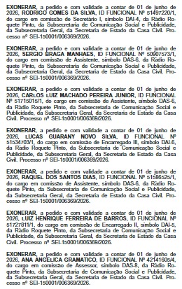 Clima junino na Casa Civil: dança das cadeiras desta segunda tem 216 exonerações e forte impacto na Secretaria de Ambiente e Sustentabilidade 65 WhatsApp Image 2026 06 01 at 09.04.18 1