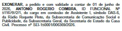 Clima junino na Casa Civil: dança das cadeiras desta segunda tem 216 exonerações e forte impacto na Secretaria de Ambiente e Sustentabilidade 66 WhatsApp Image 2026 06 01 at 09.04.18 2