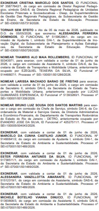 Clima junino na Casa Civil: dança das cadeiras desta segunda tem 216 exonerações e forte impacto na Secretaria de Ambiente e Sustentabilidade 83 WhatsApp Image 2026 06 01 at 09.04.25