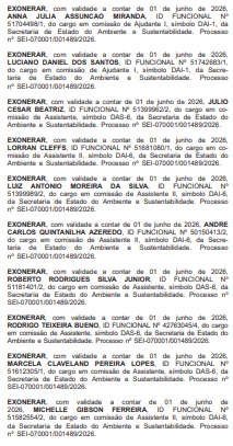 Clima junino na Casa Civil: dança das cadeiras desta segunda tem 216 exonerações e forte impacto na Secretaria de Ambiente e Sustentabilidade 89 WhatsApp Image 2026 06 01 at 09.04.27