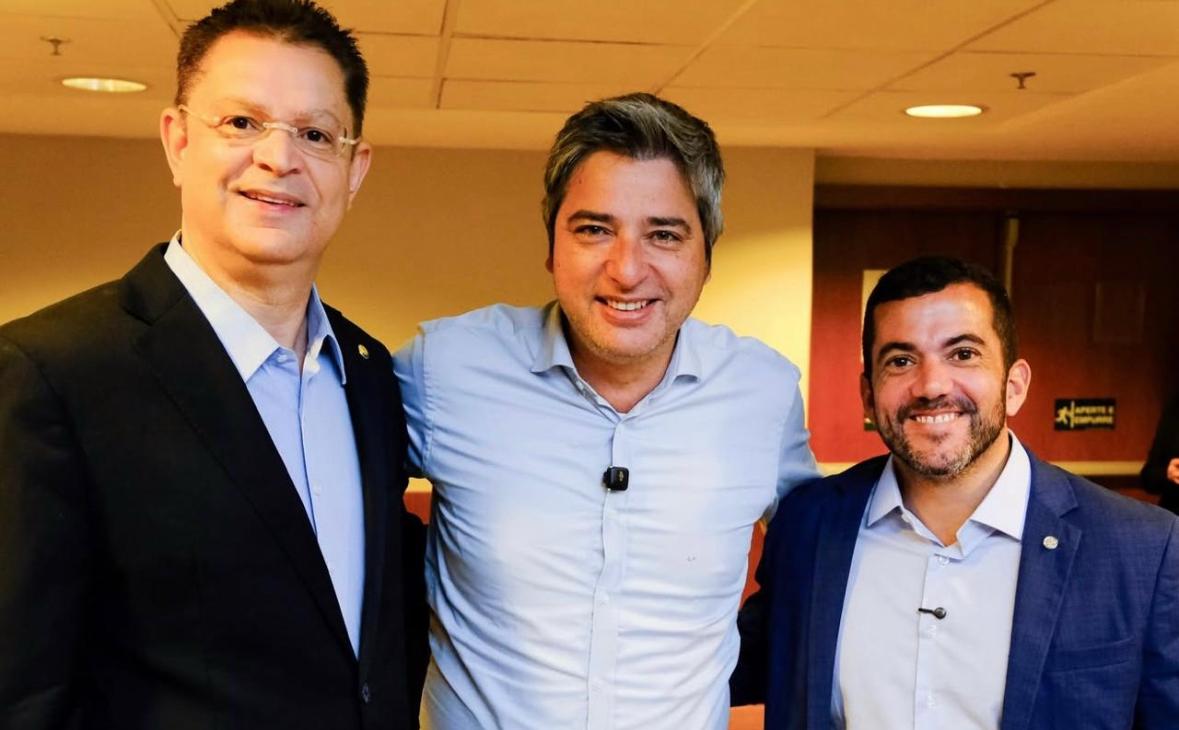Sóstenes Cavalcante, Carlos Portinho e Carlos Jordy, os pré-candidatos do PL ao Senado
