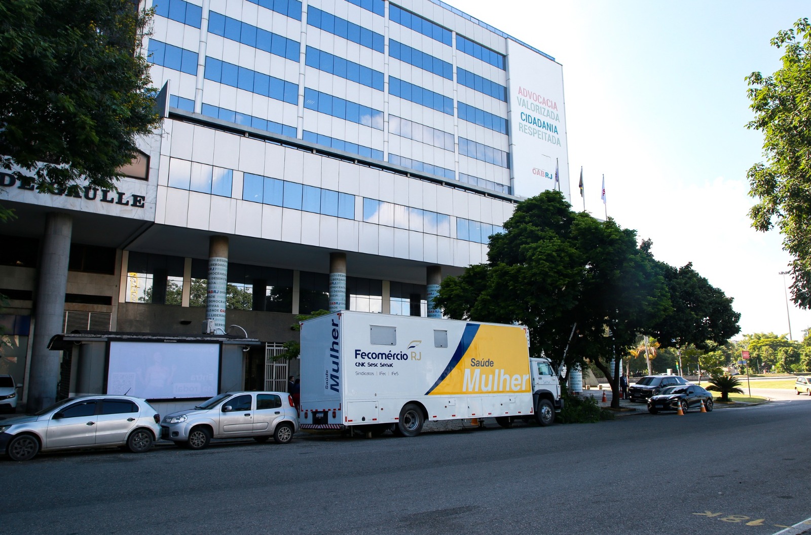 Exames preventivos de mamografia e papanicolau na Unidade Móvel da OAB vão até 09 de setembro — Foto: Divulgação