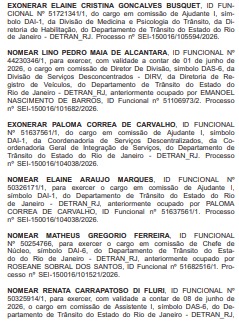 Apito final no Diário Oficial: placar fecha em 32 x 29 entre exonerados e nomeados, com foco na Casa Civil e Detran-RJ 67 WhatsApp Image 2026 06 10 at 08.42.41