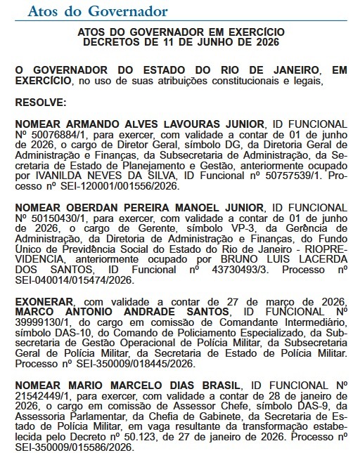 Não é a Alemanha, é Couto: em dia de 7 a 1 nas nomeações, governador prestigia a PM 62 WhatsApp Image 2026 06 12 at 08.10.31