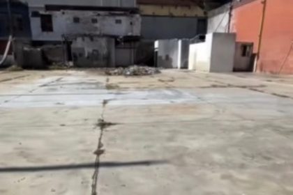 O terreno onde será erguida a nova quadra da Paraíso do Tuiuti, em São Cristóvão