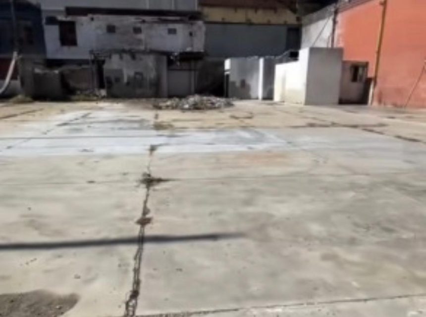 O terreno onde será erguida a nova quadra da Paraíso do Tuiuti, em São Cristóvão