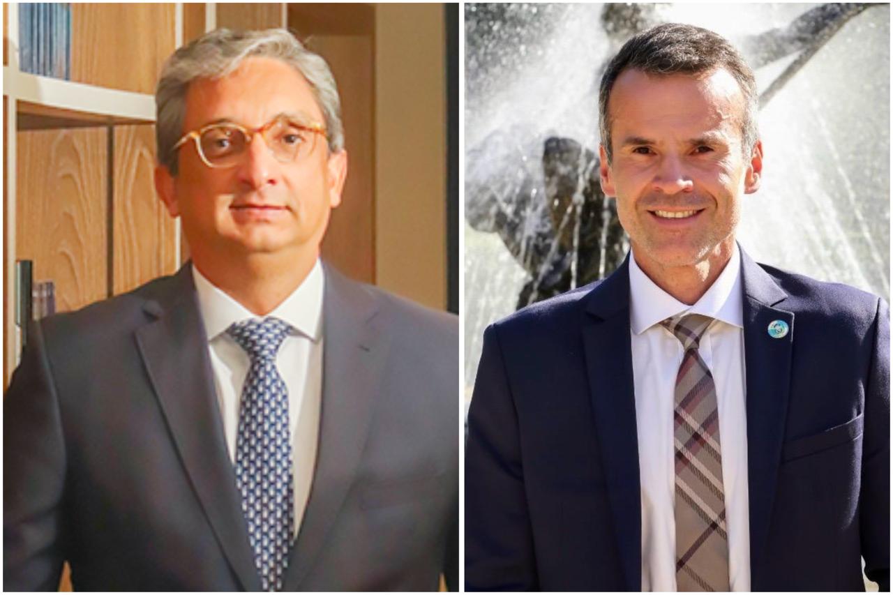 Flávio Willeman, chefe da Casa Civil, e Roberto Lisandro Leão , do Gabinete de Segurança Institucioinal