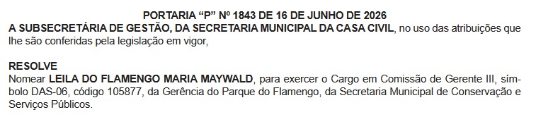 De volta à administração pública: ex-vereadora Leila do Flamengo assume o cargo de gerente de parque no Rio 62 WhatsApp Image 2026 06 17 at 07.09.01