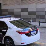 Agentes na operação contra Val Ceasa, na porta da Alerj