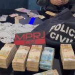 Dinheiro encontrado na casa de Val Ceasa, alvo de mandados de busca e apreensão na manhã desta quinta-feira
