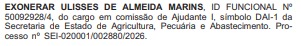 Alvo de operação do MP e Polícia Civil, ex-vereador Ulisses Marins teve passagem relâmpago pela Secretaria de Estado de Agricultura 63 WhatsApp Image 2026 06 18 at 09.17.10 1