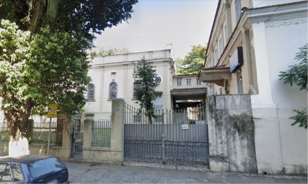 Fachada do antigo Colégio Providência, em Laranjeiras