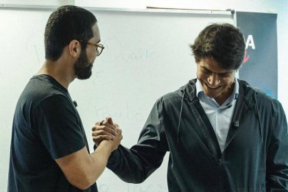 Pedro Duarte e Pedro Paulo: apesar da insistência do presidente do partido, vereador mantém candidatura a estadual e não a federal
