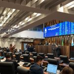 Além dos funcionários da Alerj, apenas sete deputados estiveram presentes na sessão desta quinta-feira (25)