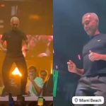 Romário (PL-RJ) dançando no palco de uma balada em Miami Beach