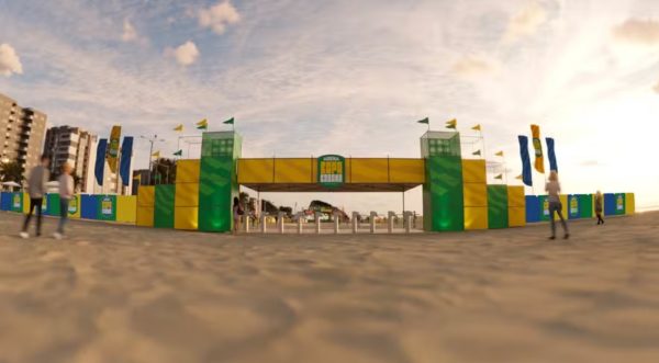 Arena em Copacabana para a Copa do Mundo terá transmissão gratuita dos jogos e shows; retirada de ingressos começa nesta quarta-feira