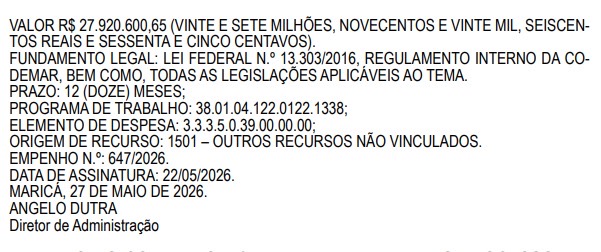 Welcome to 'Maricash': contrato para promover o turismo em Maricá chega a R$ 27,9 milhões; acréscimo é de 30% em pouco mais de um ano 63 codemar1