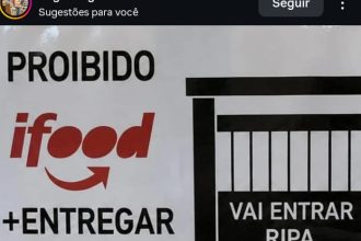 Ameaça nas redes sociais iFood