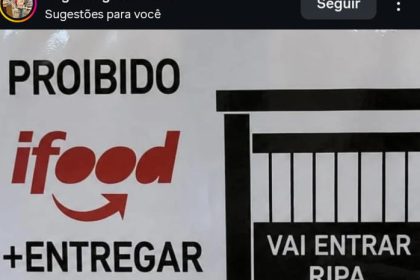 Ameaça nas redes sociais iFood