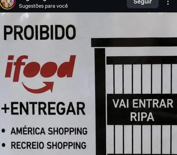 'Quem rodar no +Entregas vai rodar na ripa': entregadores em conflito questionam modalidade do iFood 60 Ameaça nas redes sociais iFood