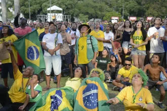 fan fest de Copa do Mundo no Rio