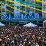 festa de Copa do Mundo no Alzirão, na Zona Norte do Rio