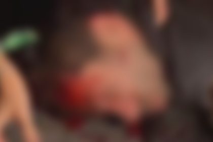 Homem é espancado até desmaiar em festa da Copa no Jockey Club — Foto: Reprodução